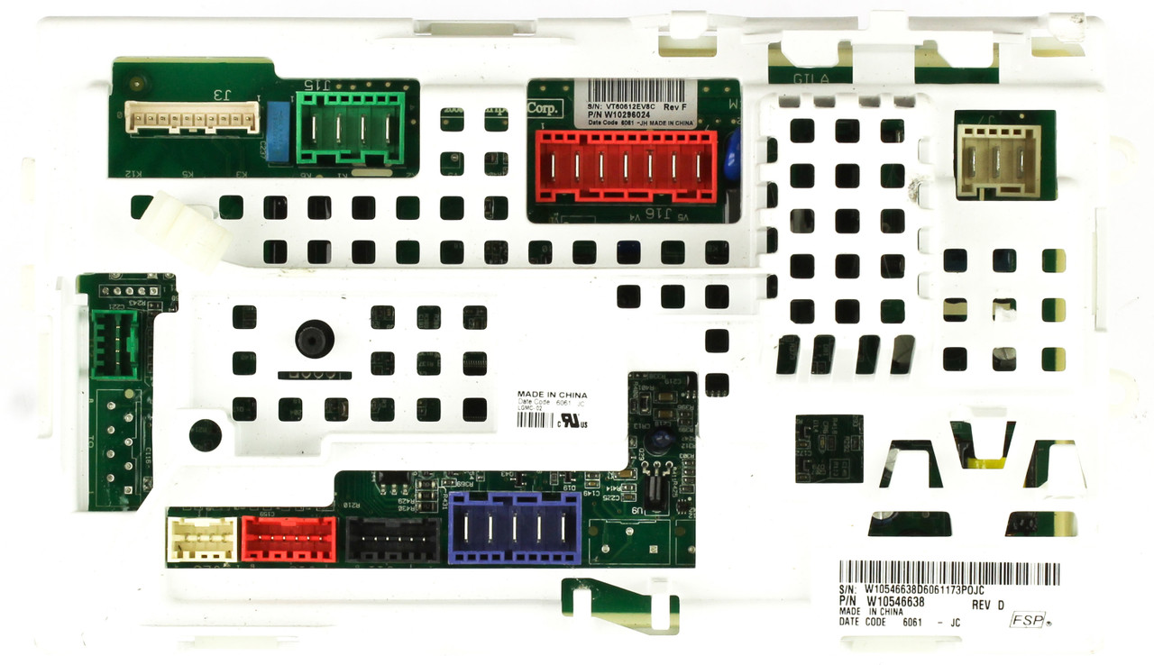 Whirlpool Washer W10546638 Control Board