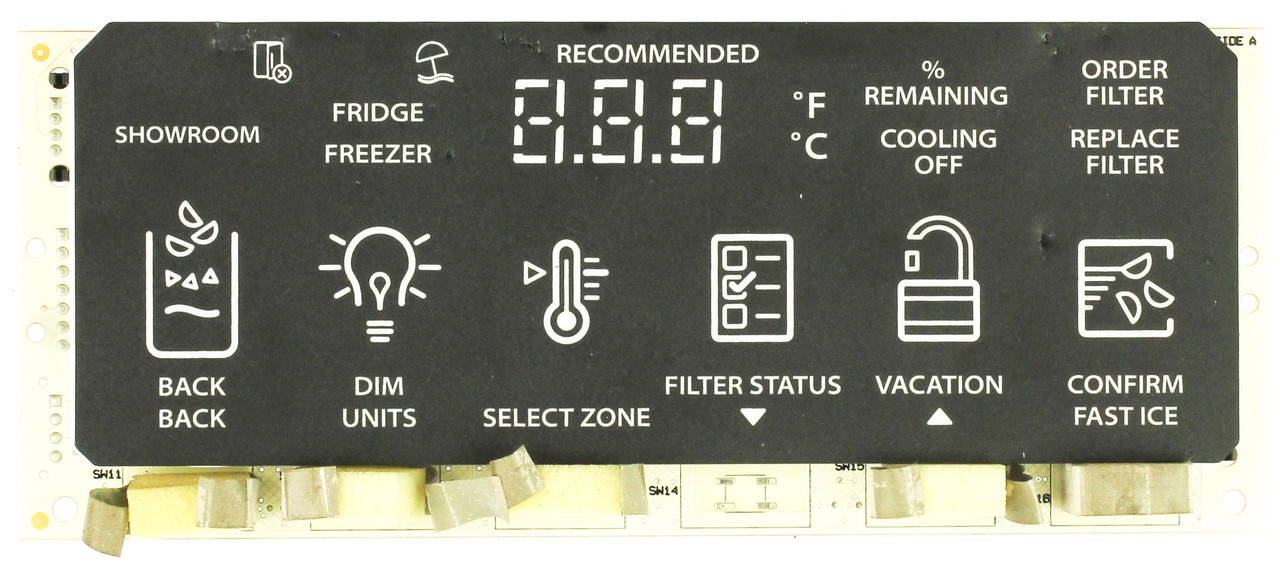 Whirlpool W10820108 Refrigerator Electronic Control Board