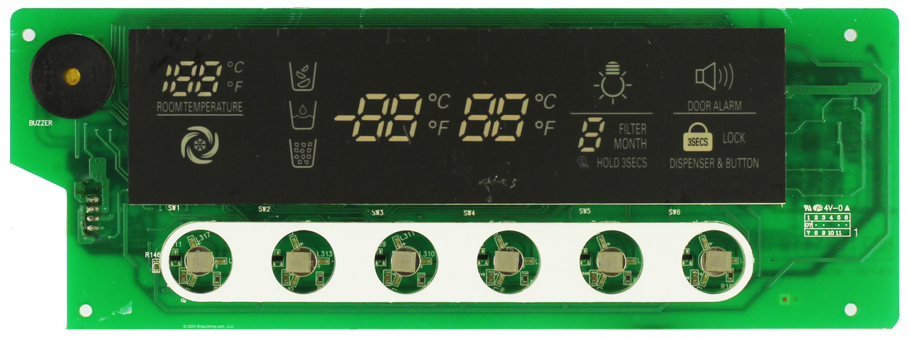 LG 6871JB1419B Refrigerator Dispenser Control Board