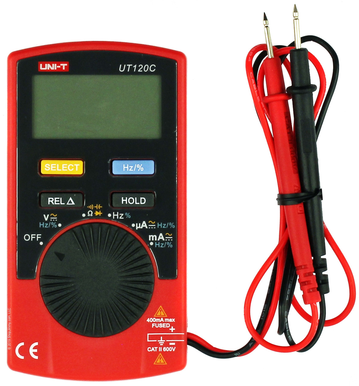 Uni-T 120C Super Slim Pocket Size Handheld Digital Multimeter
