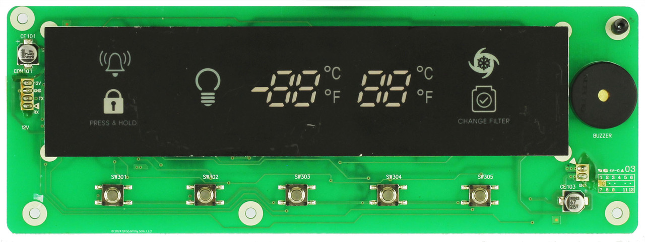 LG Kenmore Refrigerator EBR65770302 Dispenser Control Board