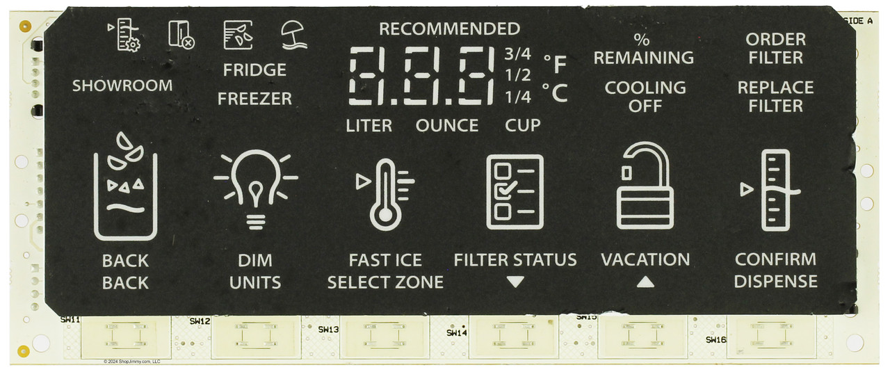 Whirlpool Refrigerator W10222961 Dispenser Control Board