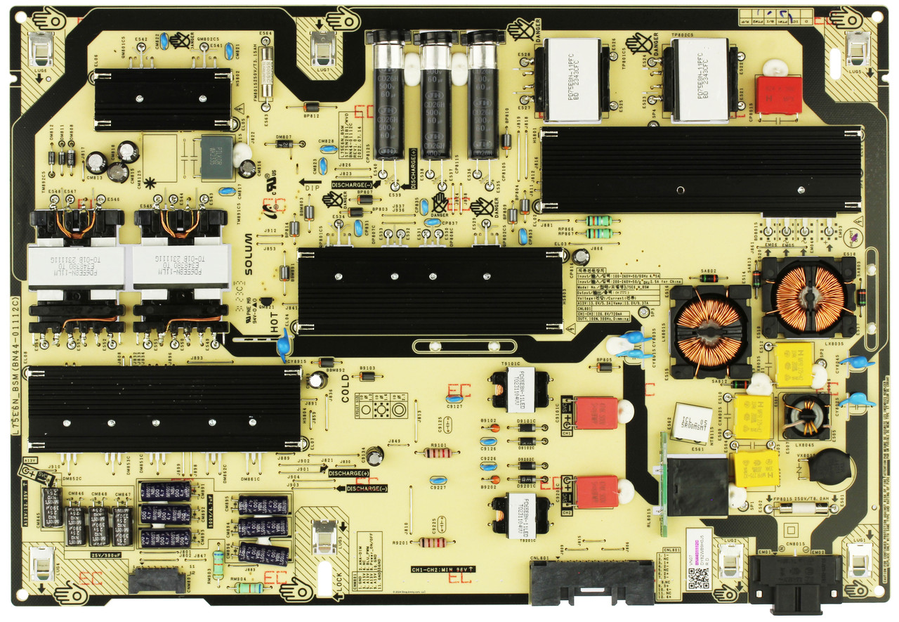 Samsung BN44-01112C Power Supply / LED Board for UN75CU8000FXZA