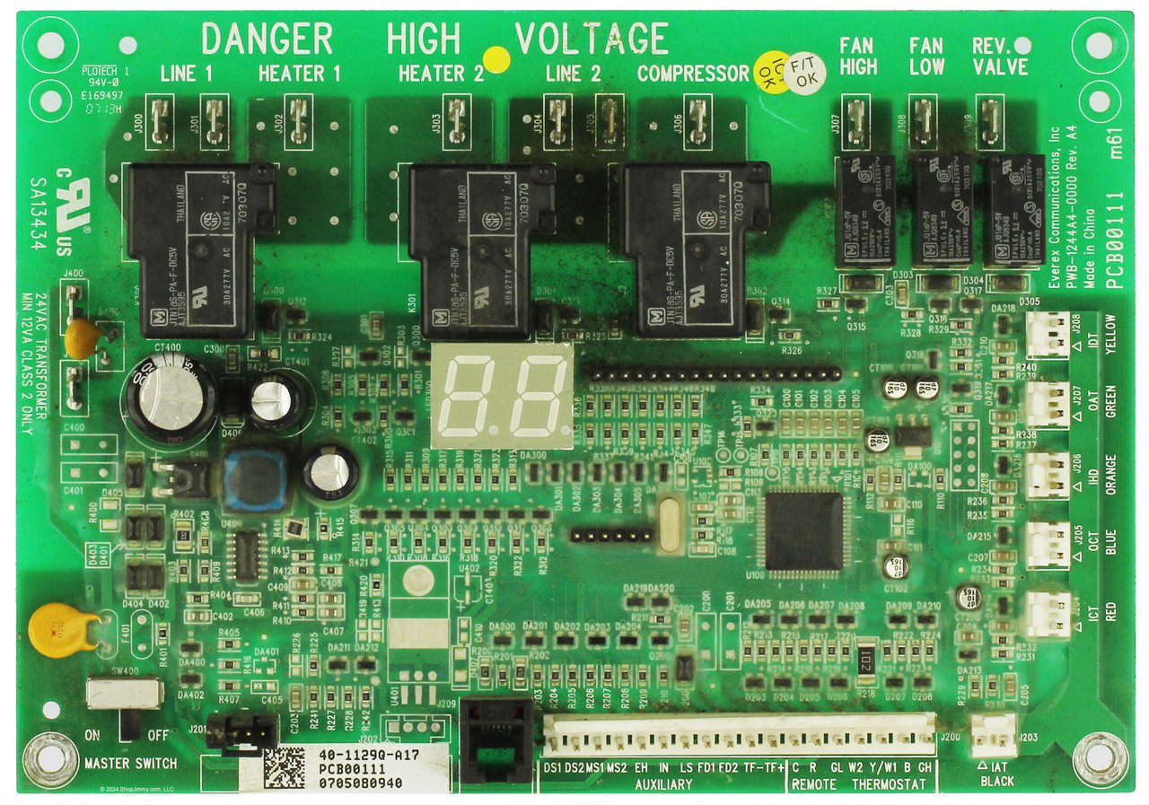 Goodman PCB00111 40-1129Q-A17 Furnace Control Circuit Board