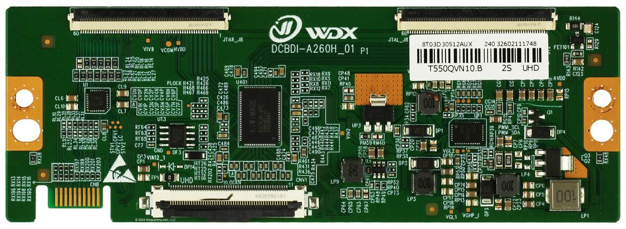 Vizio DCBDI-A260H_01 T550QVN10.B T-Con Board 50
