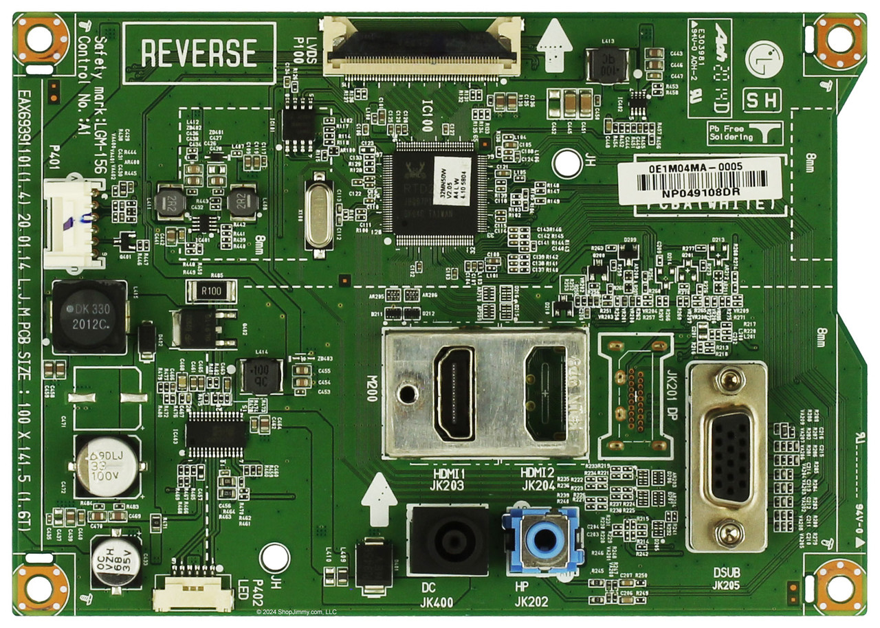 LG EAX69391101 Main Board for 32MN50W-B