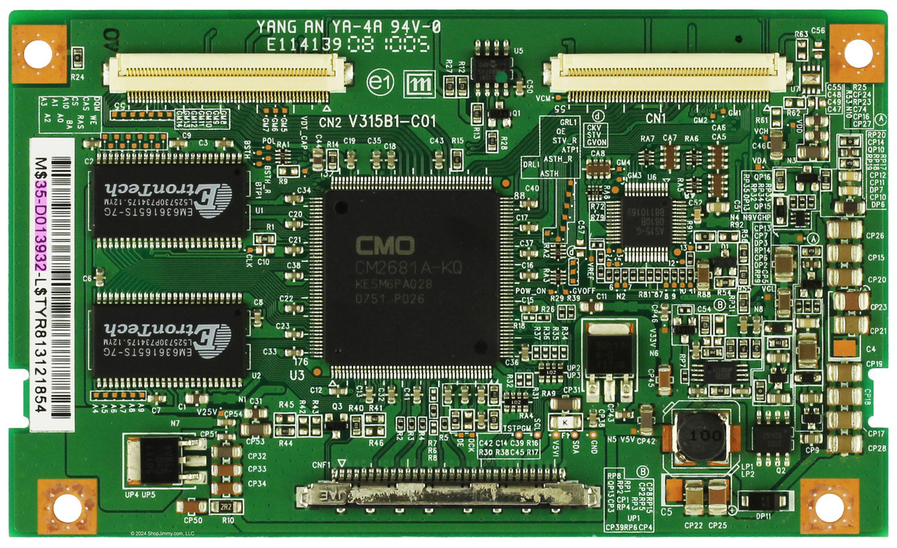 CMO 35-D013932 (V315B1-C01) T-Con Board