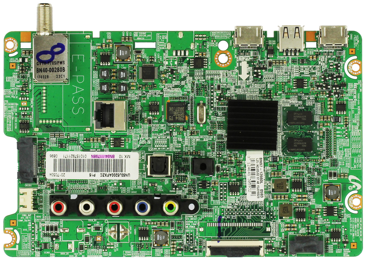 Samsung BN94-11798N Main Board for UN50J5200AFXZC SEE NOTE