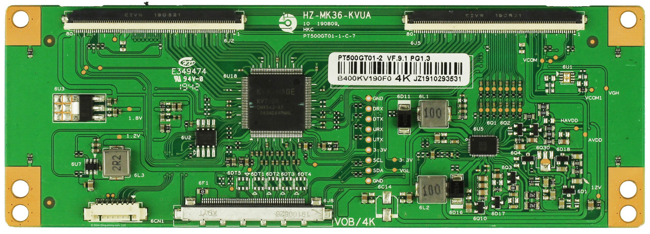 Element HZ-MK36-KVUA PT500GT01-2 T-Con Board
