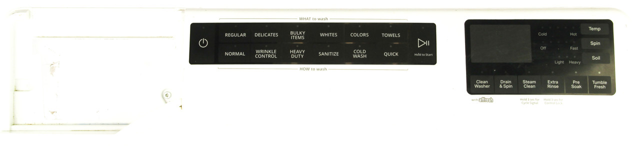 Whirlpool Washer W11531670 Control Panel Assembly 
