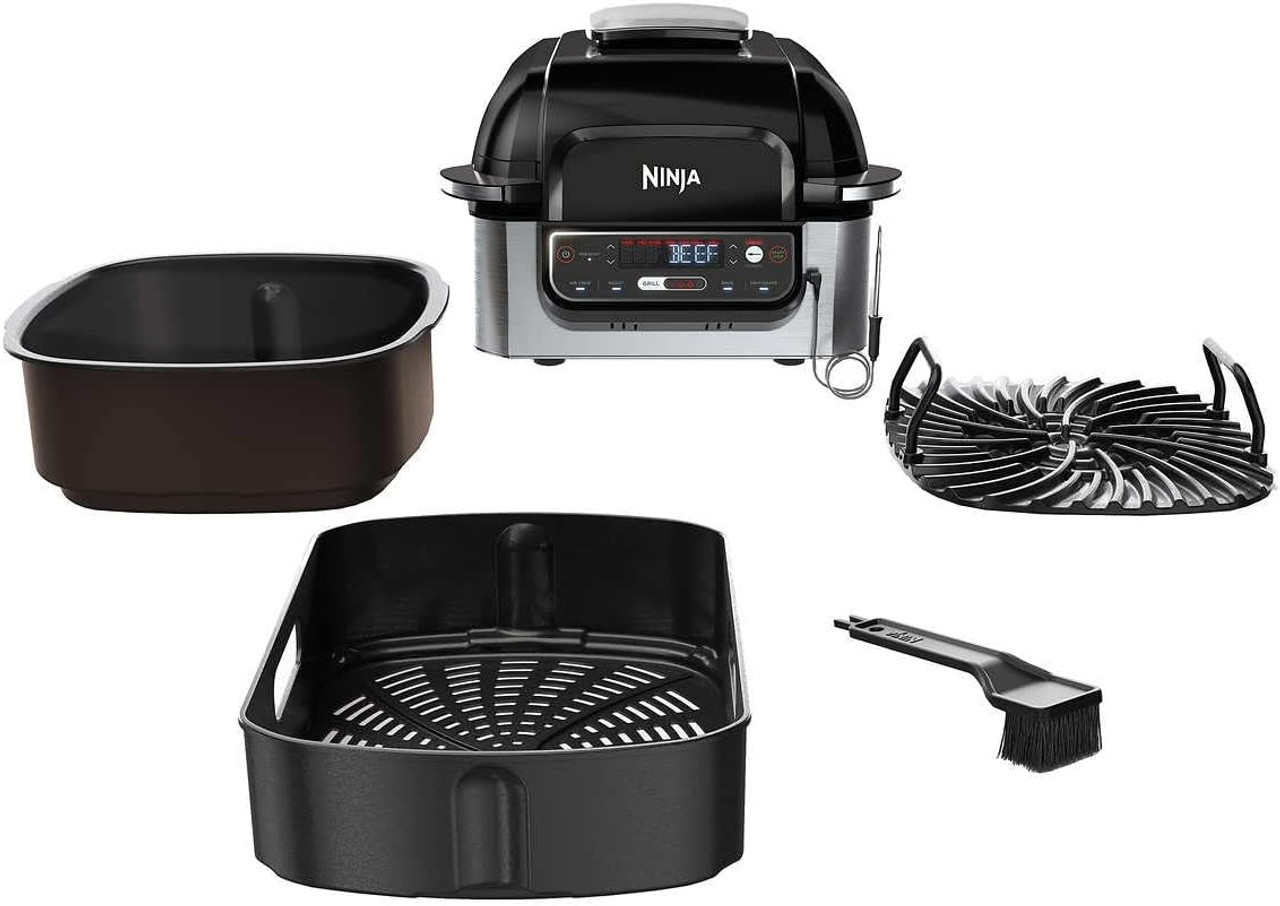 Ninja Foodi LG450CO 5-in-1 4-qt Air Fryer Roast Bake Indoor Grill - 