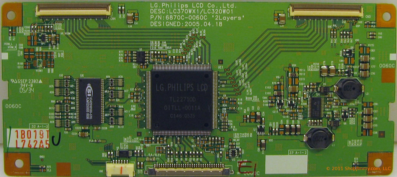 LG Philips 6871L-0742A (6870C-0060C) T-Con Board