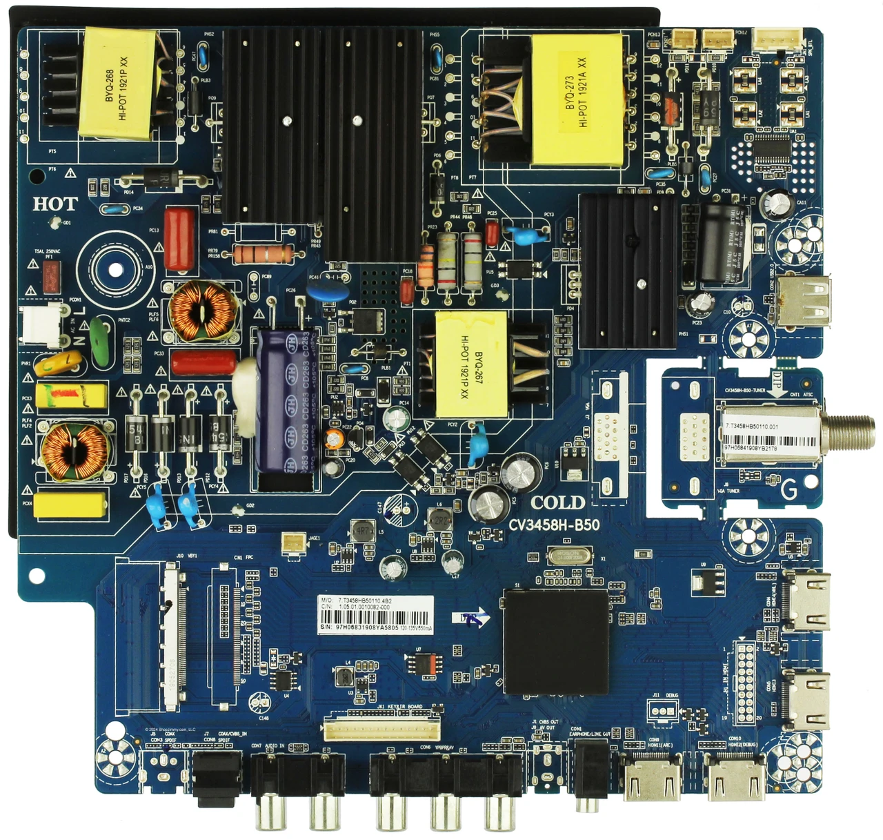 Sceptre Main Board / Power Supply for Sceptre TBTG58AB - V1