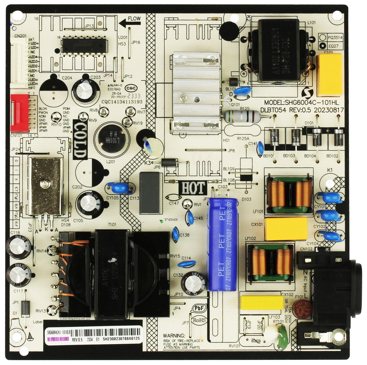 Westinghouse 81-PBE151-H115003 Power Supply