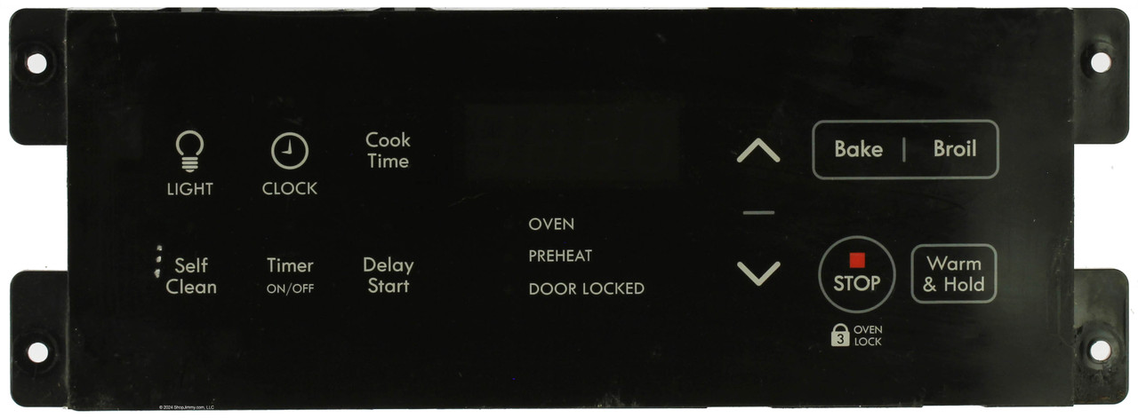 Electrolux Oven 316557276 Electronic Clock Timer, Black Overlay