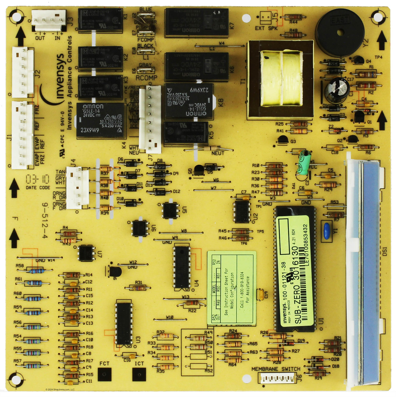 Sub-Zero 3016130 Refrigerator Control Board