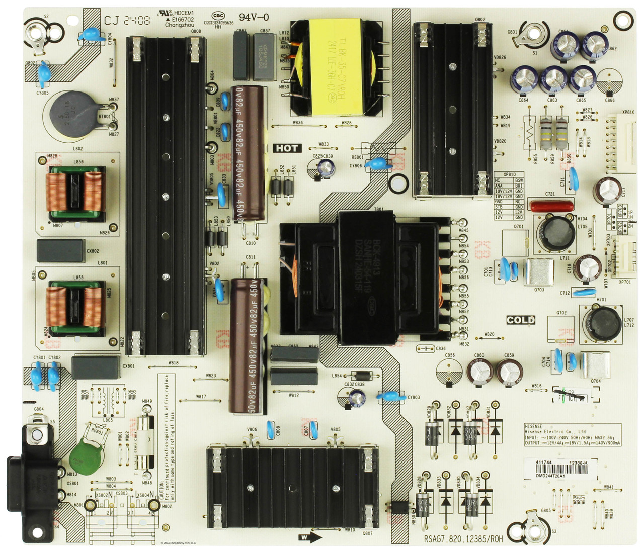Hisense 411744 Power Supply