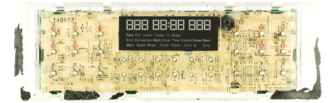 GE Oven WB27X25327 164D8496G119 Control Board-No Overlay