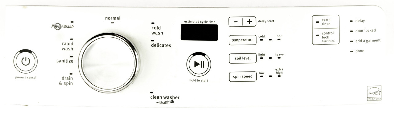 Whirlpool Dryer W10639998 Top Console