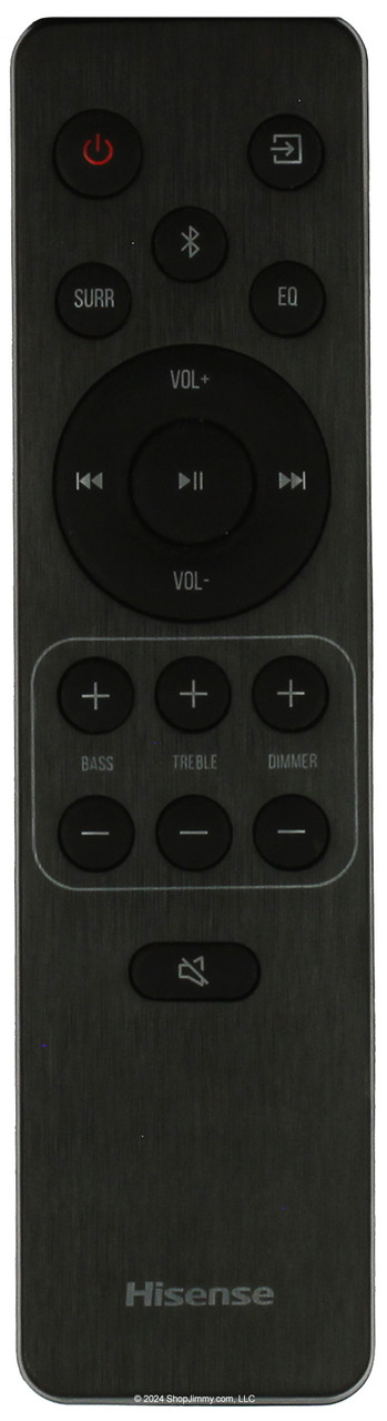 Hisense Sound Bar EN212FD1H Remote Control -- Open Bag