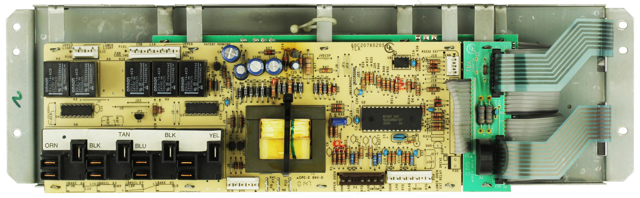 Oven 7601P621-60 74006216 WP5701M406-60 Control Board - White Overlay