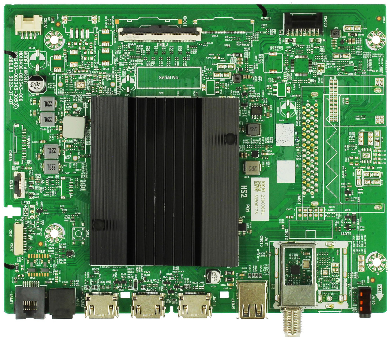 Skyworth Main Board N012406-002343-005 for 65UE7600
