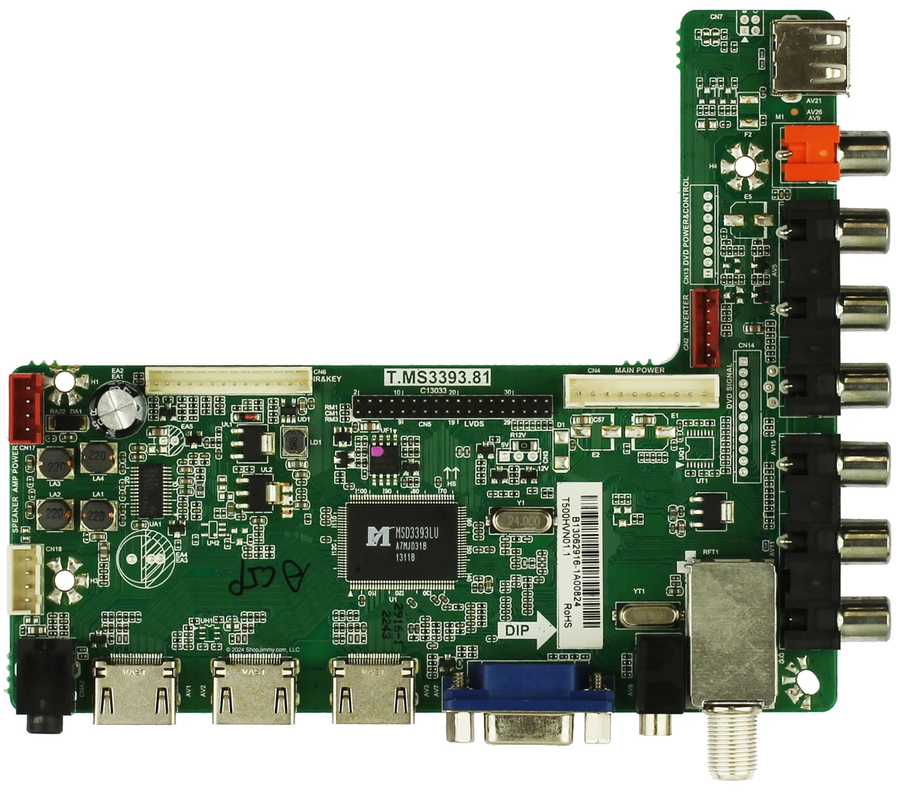 RCA B13062916  Main Board for RLDED5078A-D