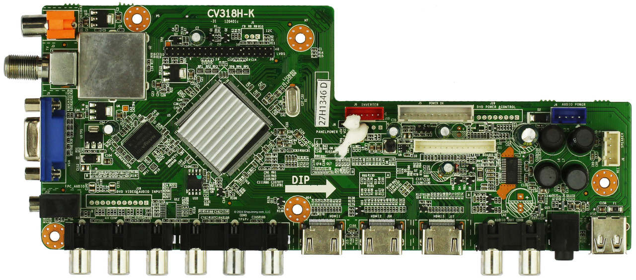RCA 27H1346 D (CV318H-K) Main Board for RLDED3258A-B