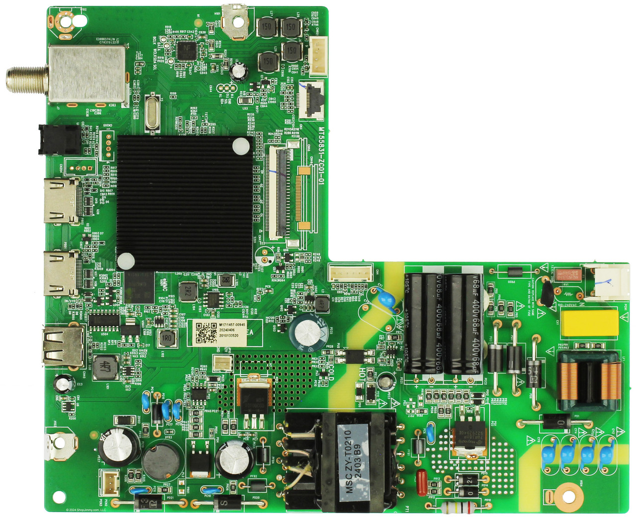 Vizio Main Board / Power Supply 515C55831M17 for VDF40M-0810