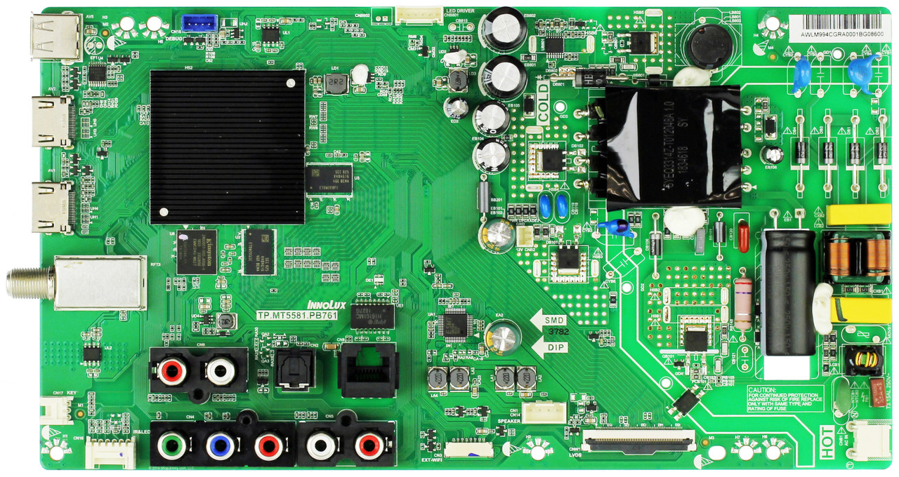 Vizio Main Board / Power Supply for D40F-G9 (LINIXTAU / LINIXTAV / LINIXTBV Serial)