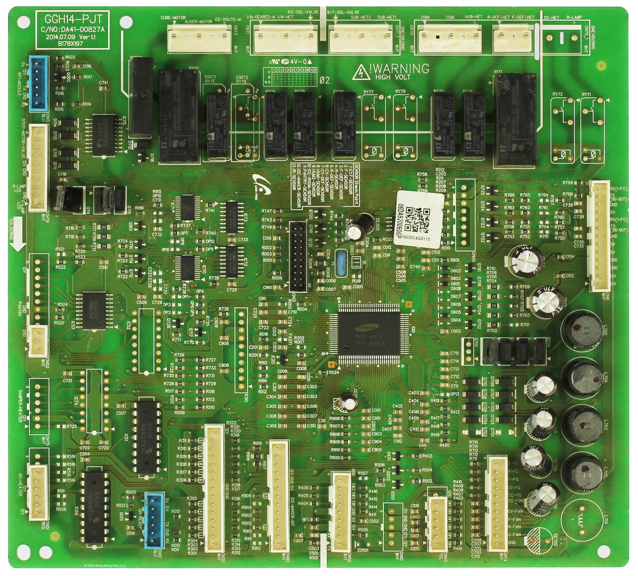 Samsung Refrigerator DA92-00606P Ice and Water Main Board