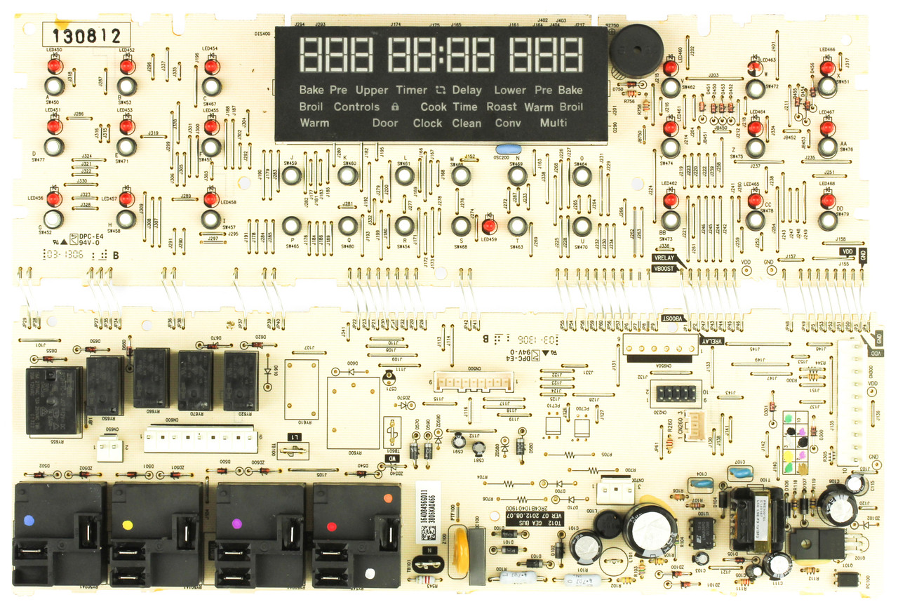 GE Oven 164D8496G011 Control Board - No Housing
