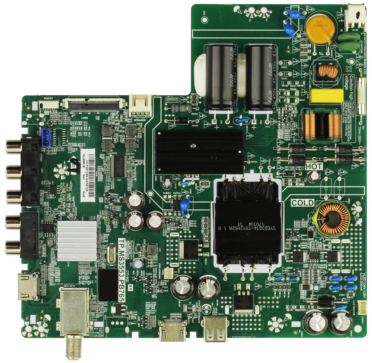 LG 3200337163 Main Board/Power Supply Board for 43LJ500M-UB