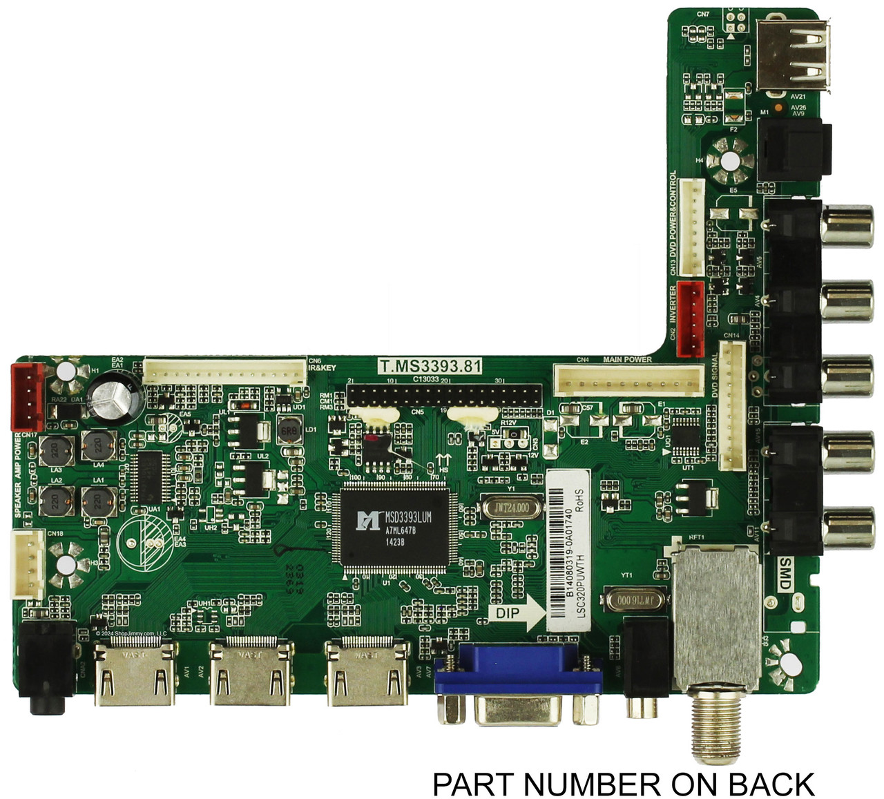Seiki SY15040 Main Board
