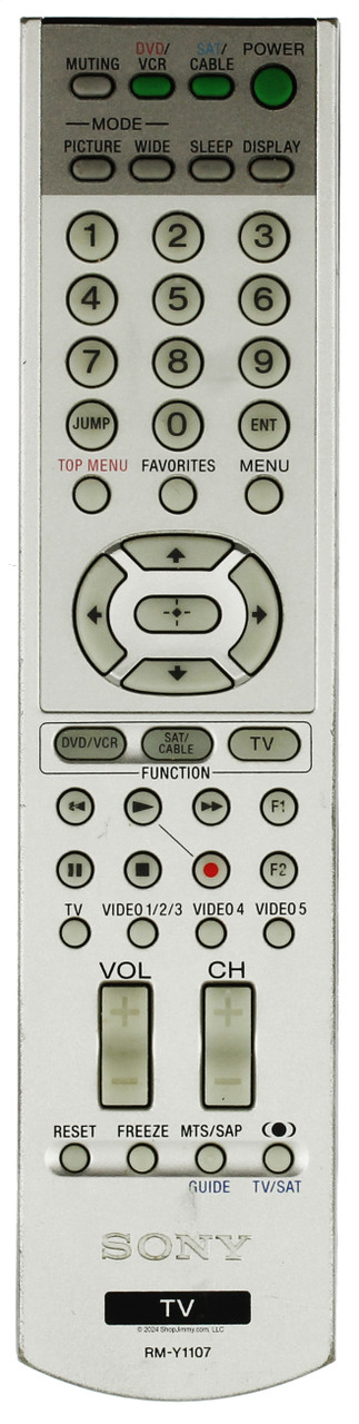 Sony RM-Y1107 Remote Control - Open Bag