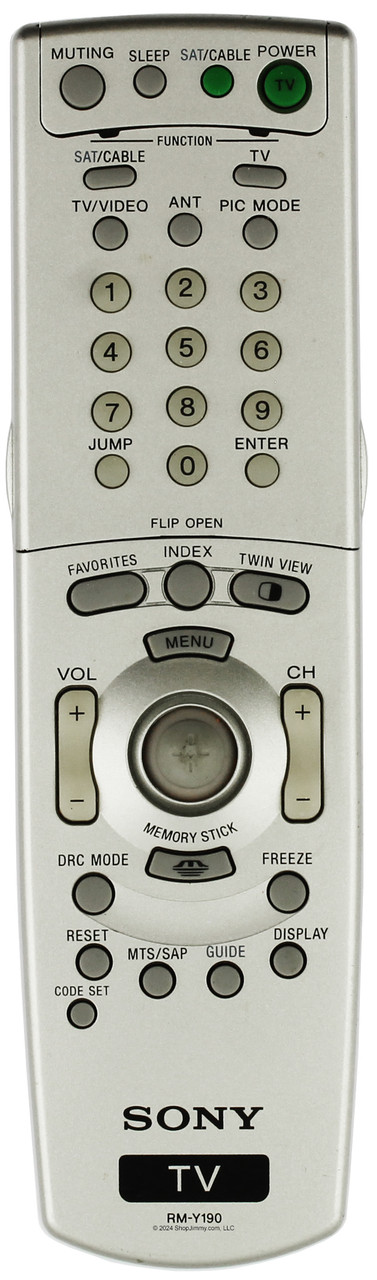 Sony RM-Y190  Remote Control - Open Bag