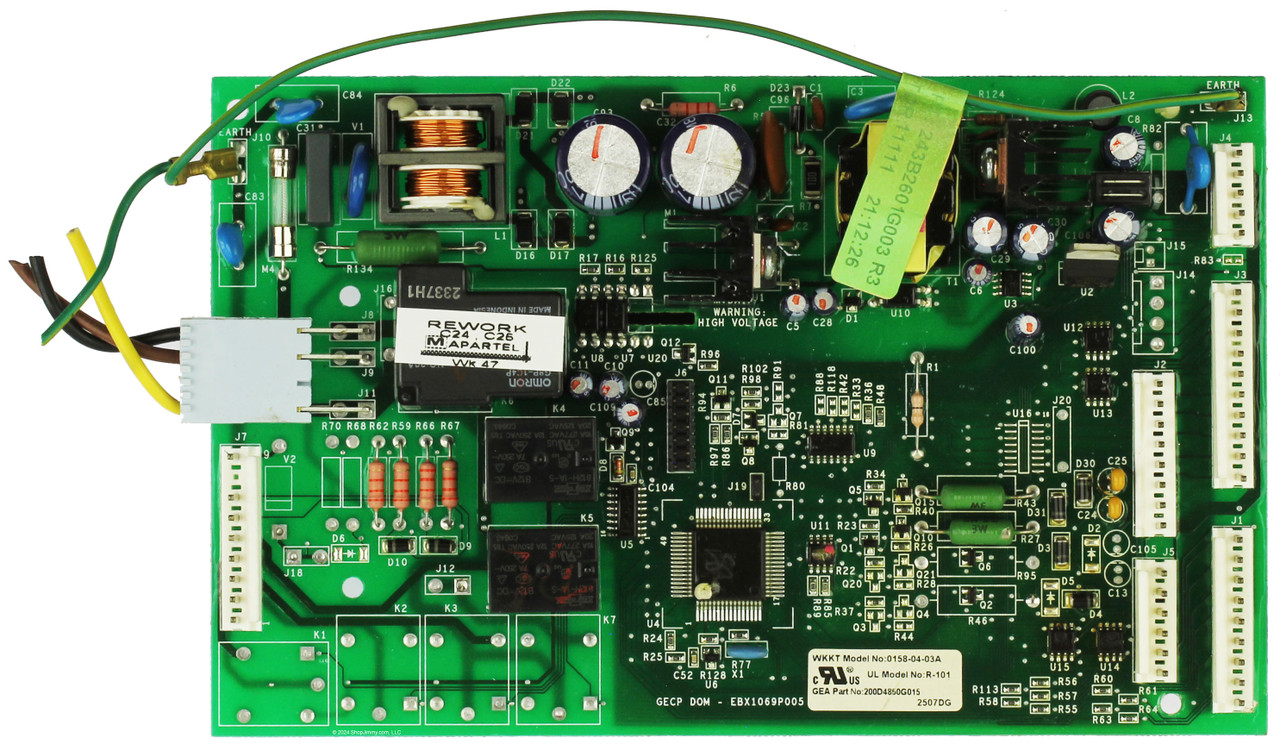 GE Refrigerator 200D4850G015 Main Control Board Assembly