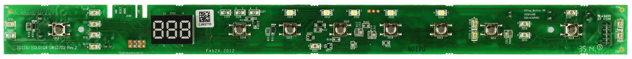 GE 265D1468G302 Dishwasher Control Board