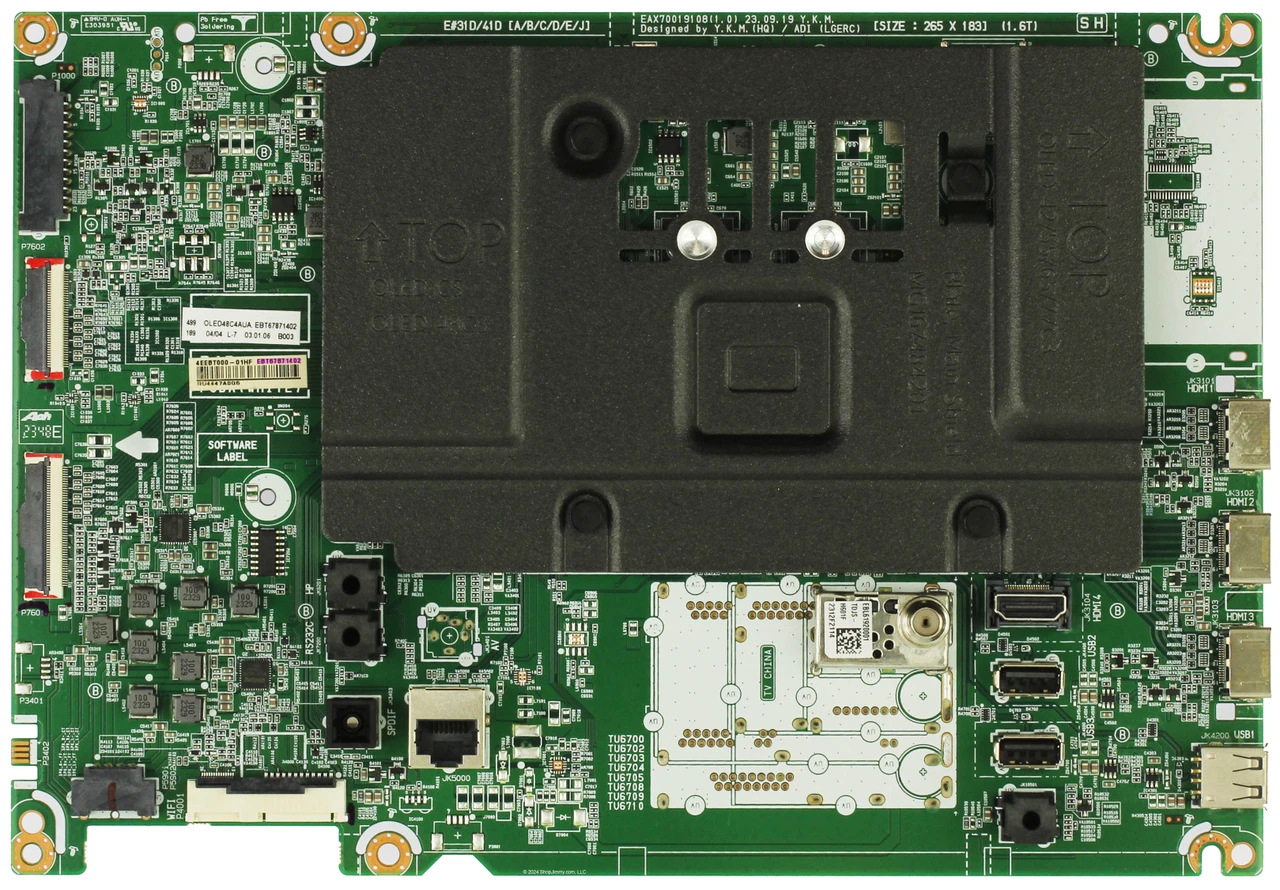 LG EBT67871402 Main Board for OLED48C4AUA.DUSQLJR