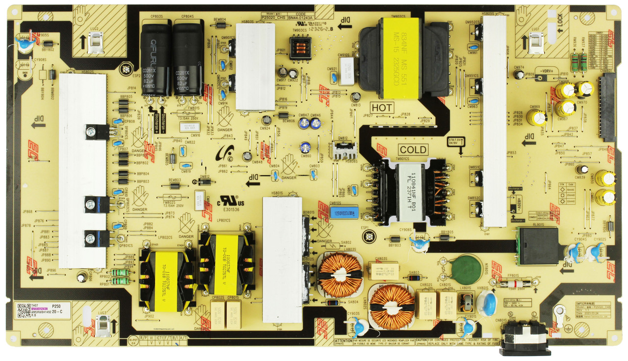 Samsung BN44-01243A Power Supply / LED Board
