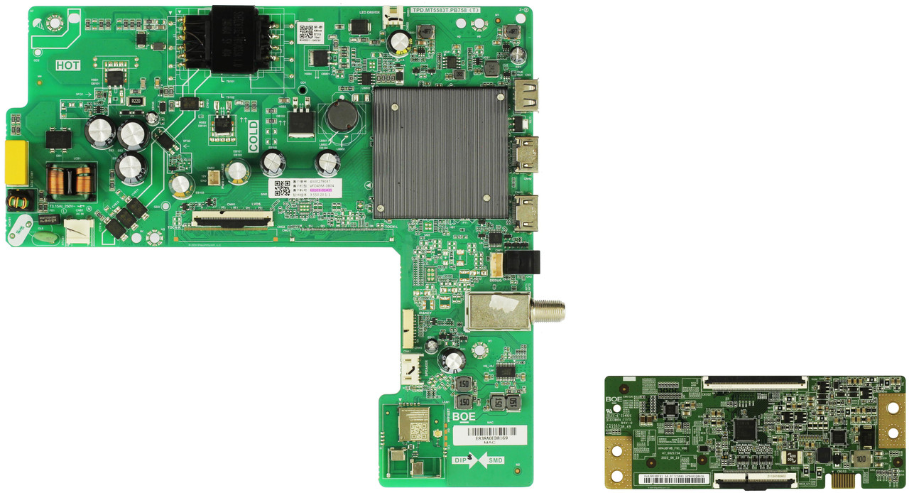 Vizio VFD43M-0804 (LBVFU6JA Serial) Complete LED TV Repair Parts Kit