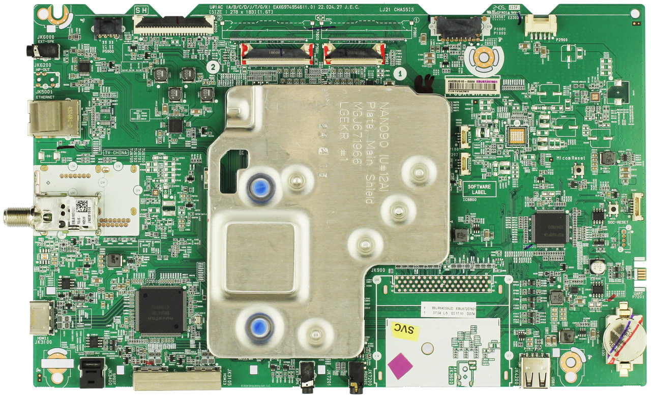LG EBU67207601 Main Board for 86UR640S9UD