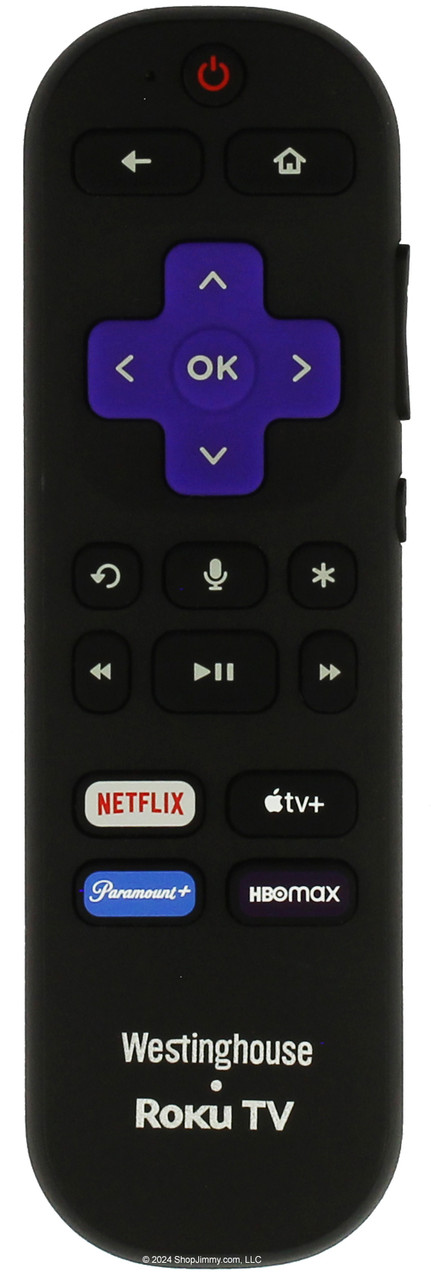 Westinghouse 3026000105 Netflix Apple Paramount HBO Remote Control -- Open Bag