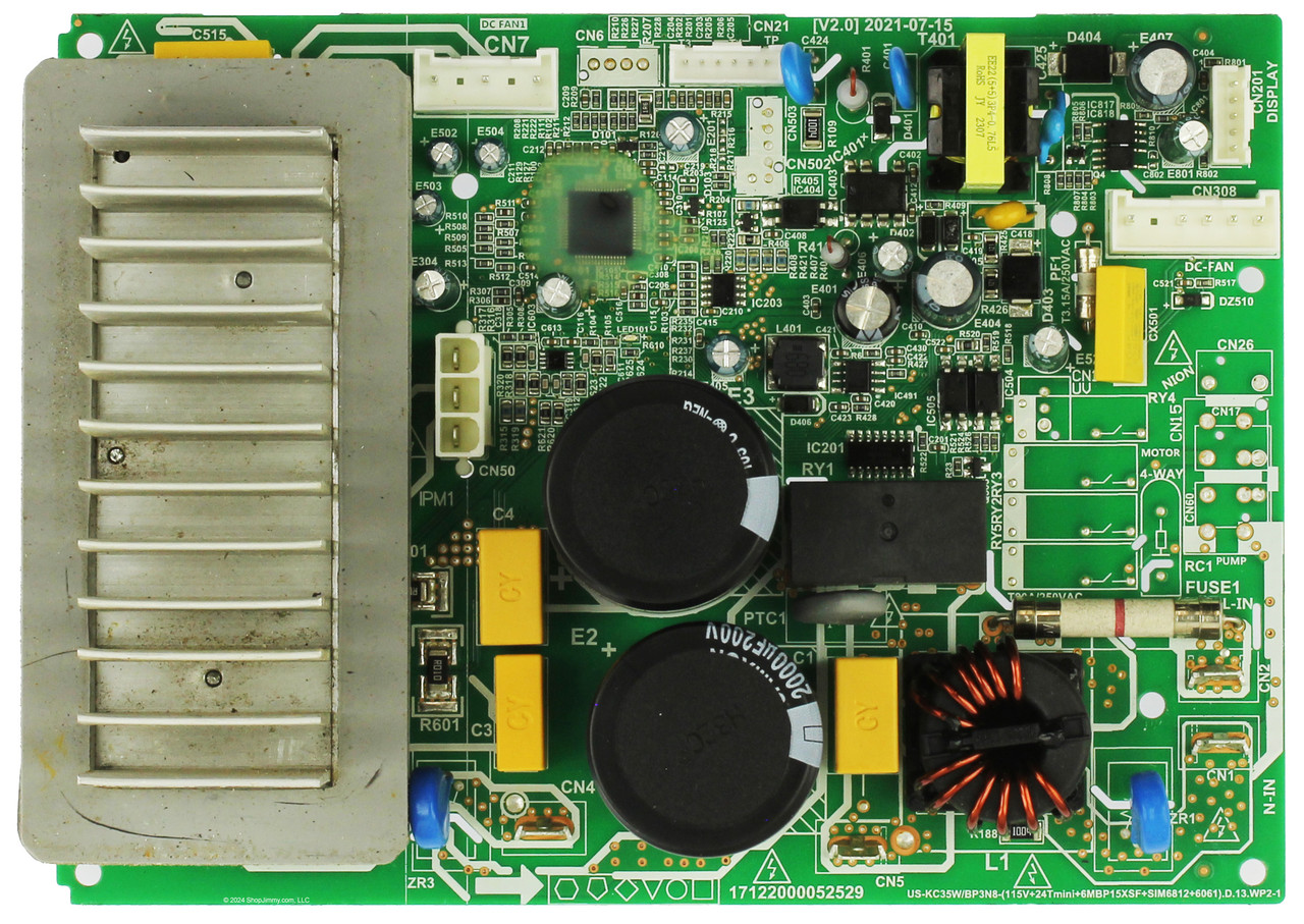 Midea Air Conditioner 17122000052529 Control Board