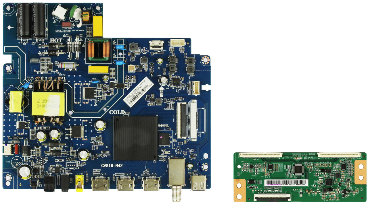 Westinghouse WR43EX2300 Complete TV Repair Parts Kit - V2