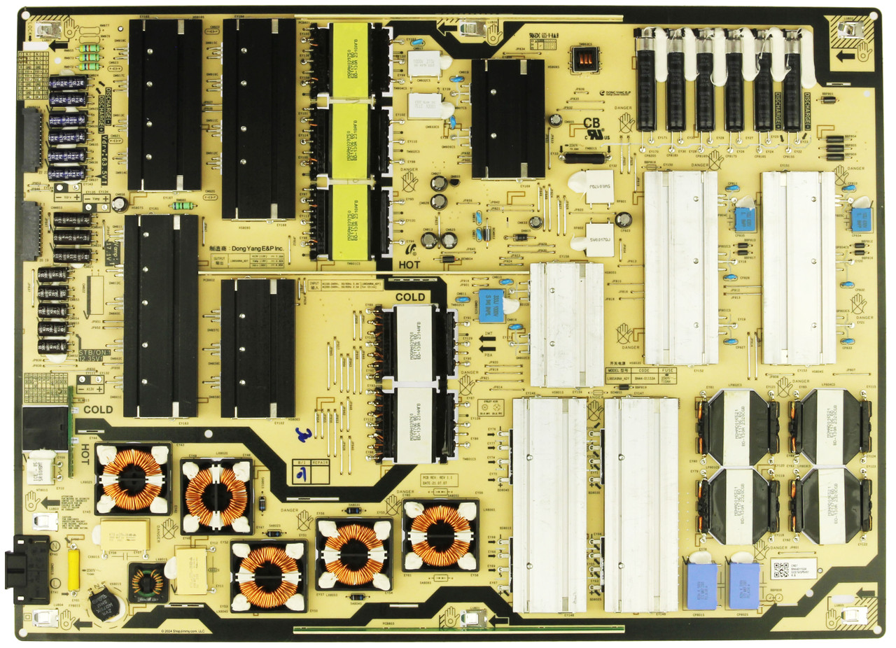 Samsung BN44-01153A Power Supply / LED Board