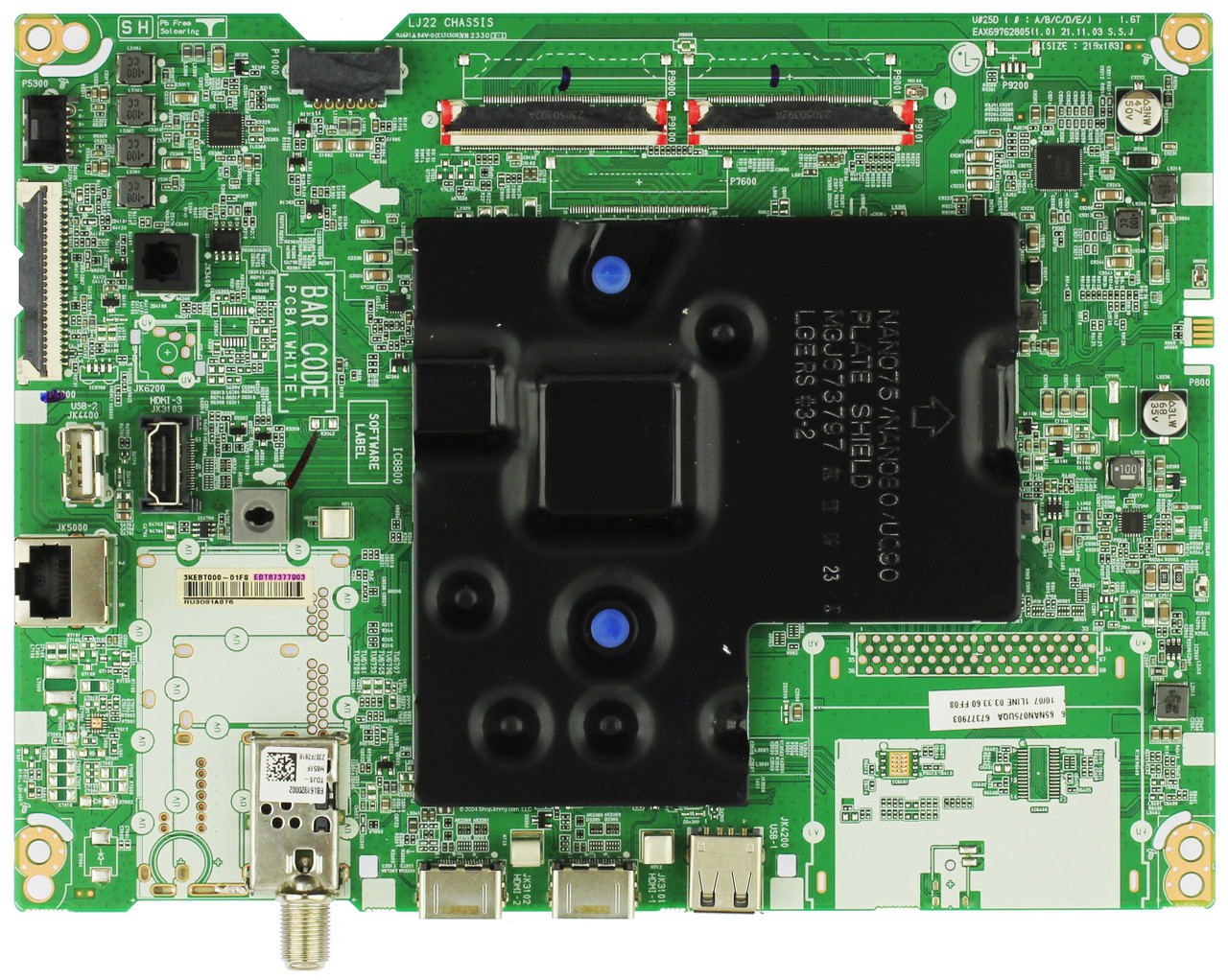 LG EBT67377903 Main Board for 65NANO75UQA