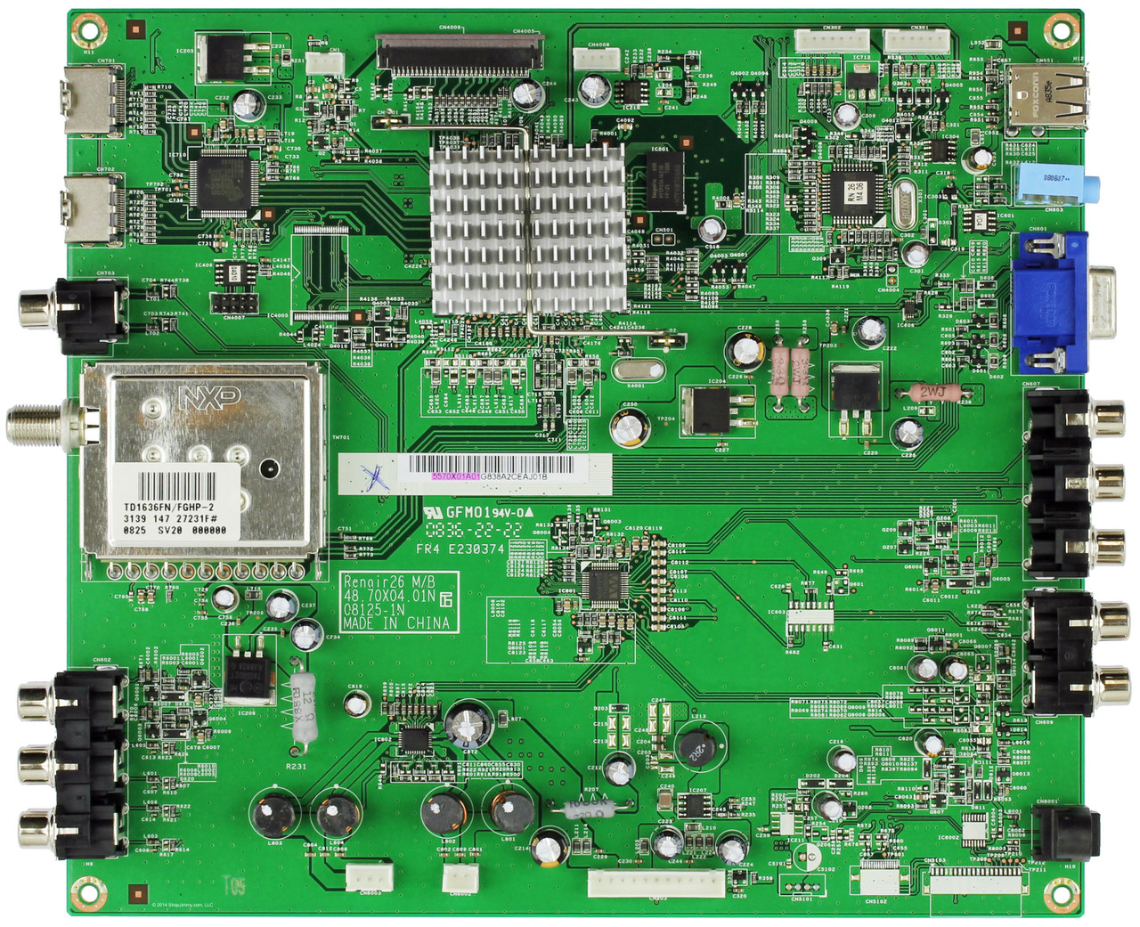 Westinghouse 55.70X01.A01 (48.70X04.01N, 08125-1N) Main Board
