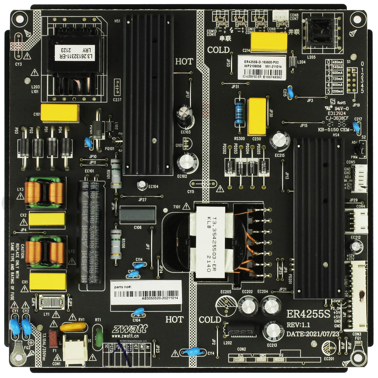 RCA AE0050520 Power Supply RQSM5022-B