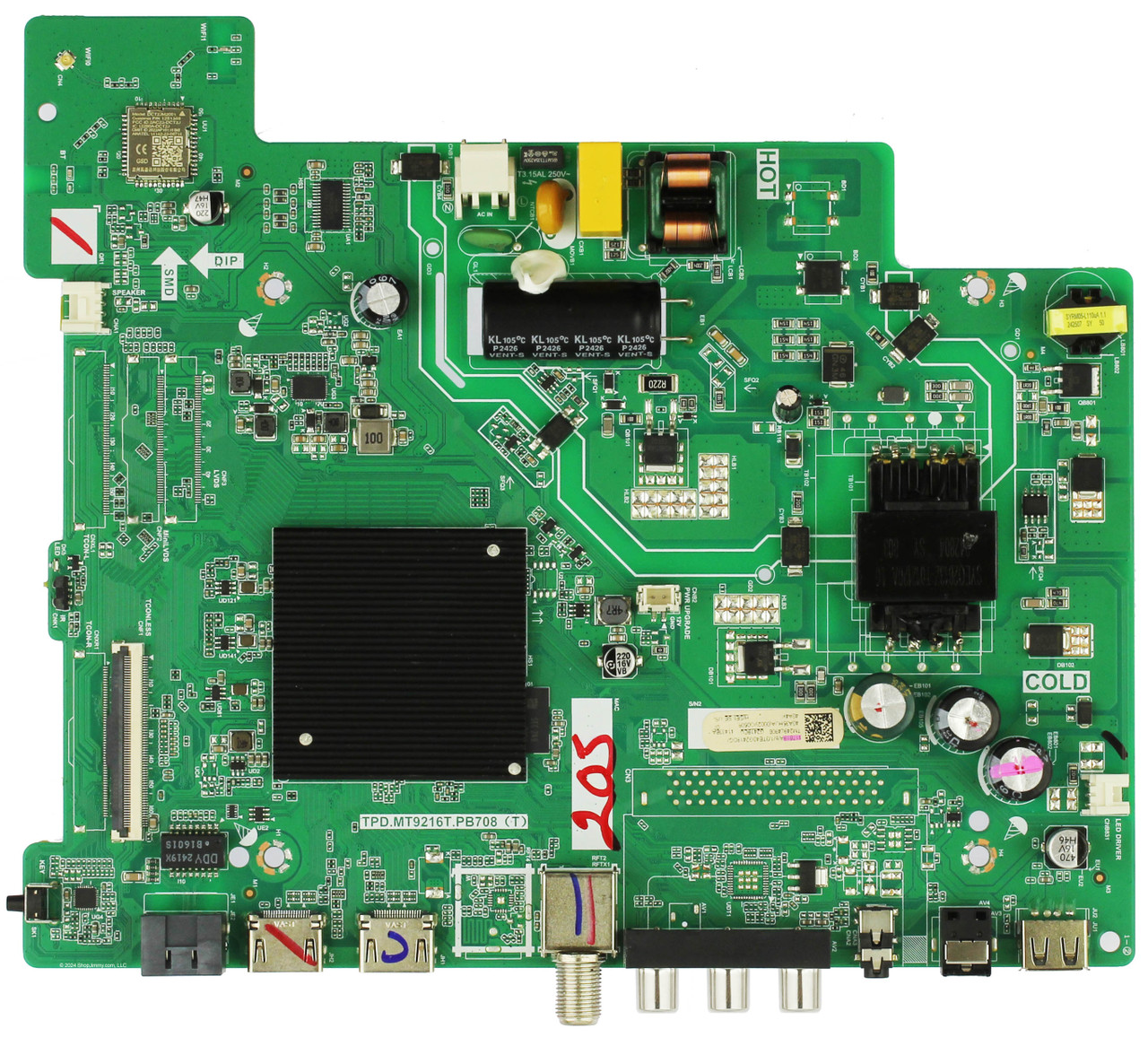 Hisense Main Board/Power Supply 417819 414838 for 40A4K